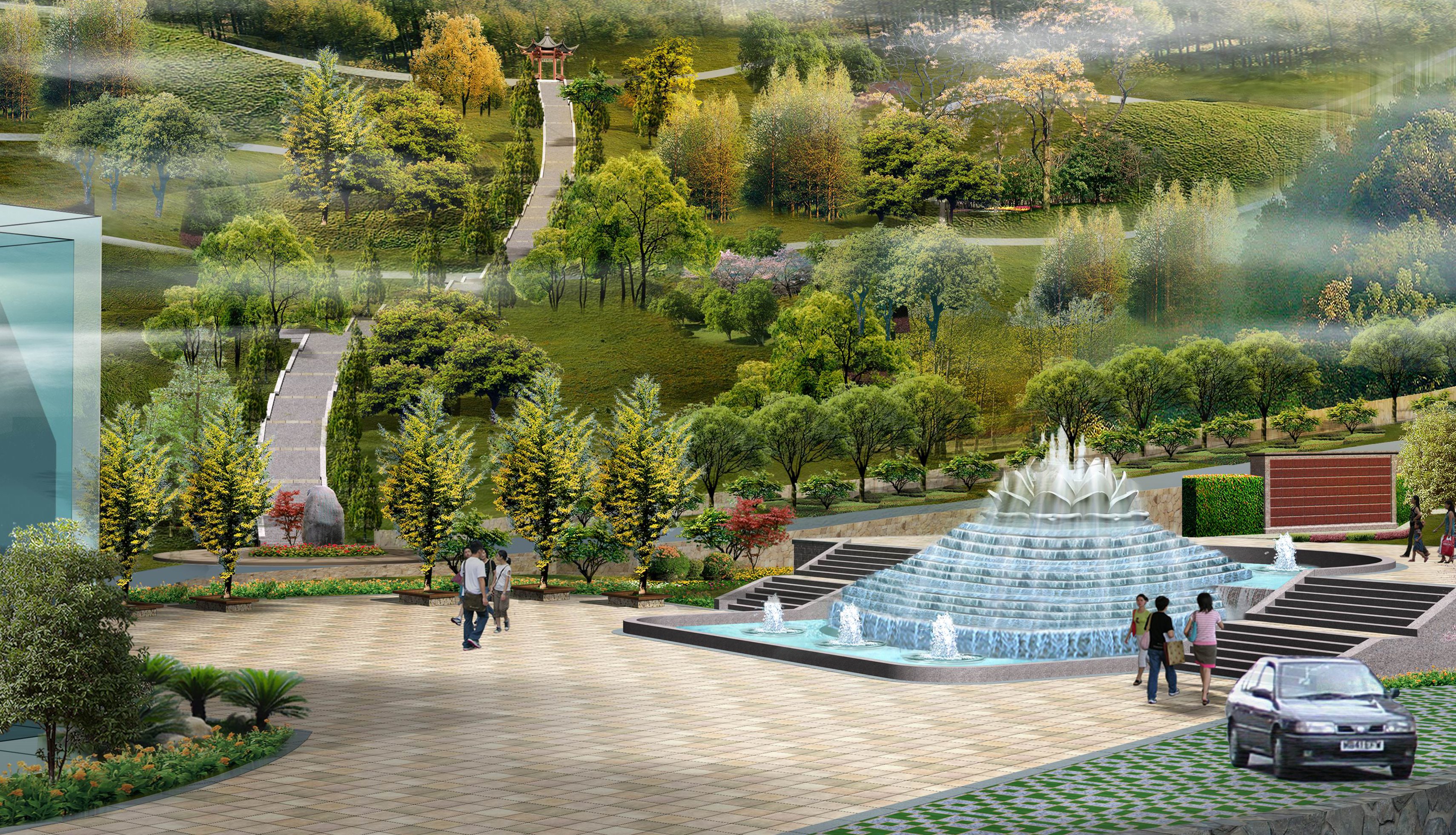 沈家门新塘弄塘湾公墓：融合文化，，，，，焕新墓园